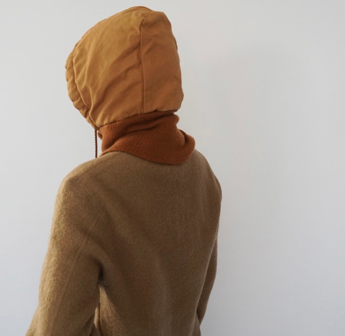 90s Cotton ×Ribbed Balaclava