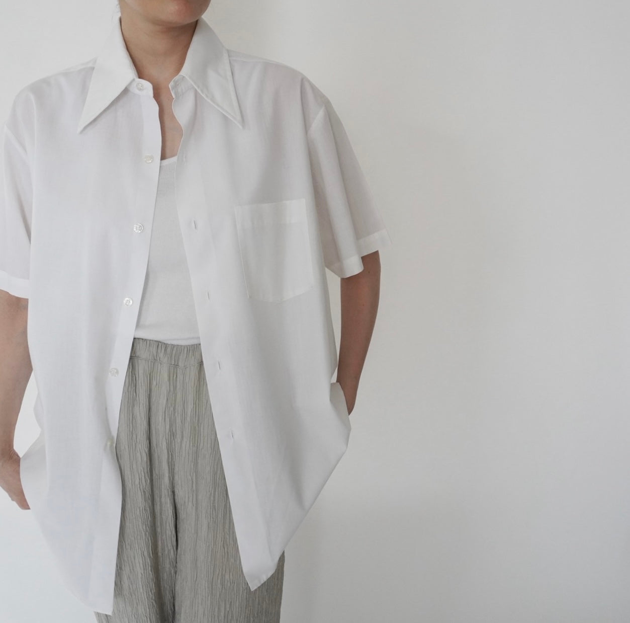 70s White Shirt