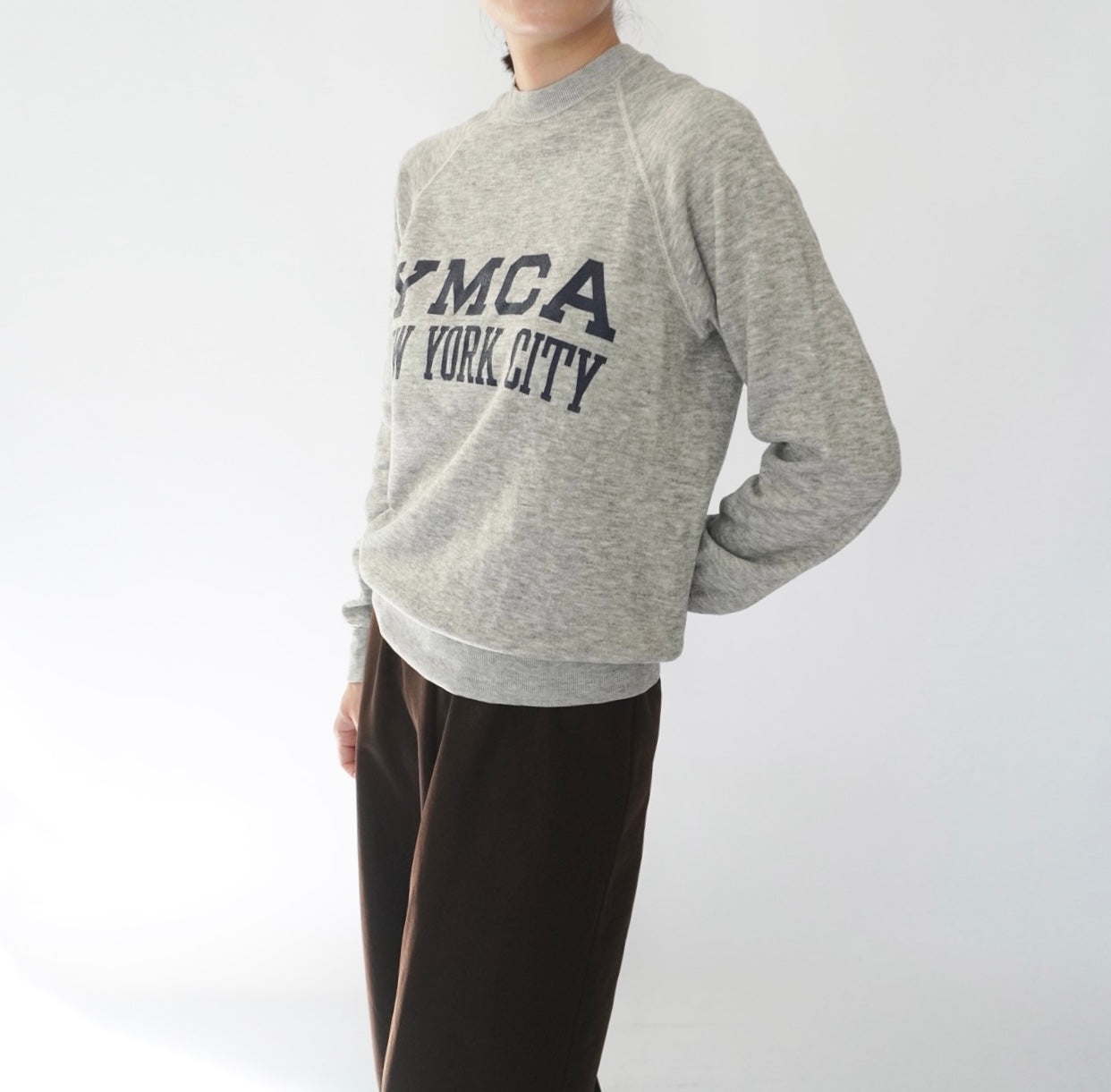 80s YMCA Printed Sweater Made in USA