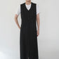 80s Striped Sleeveless Dress Made in USA