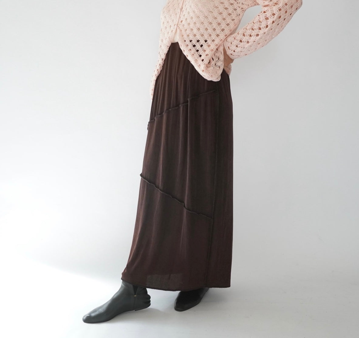 90s Brown  Design Skirt