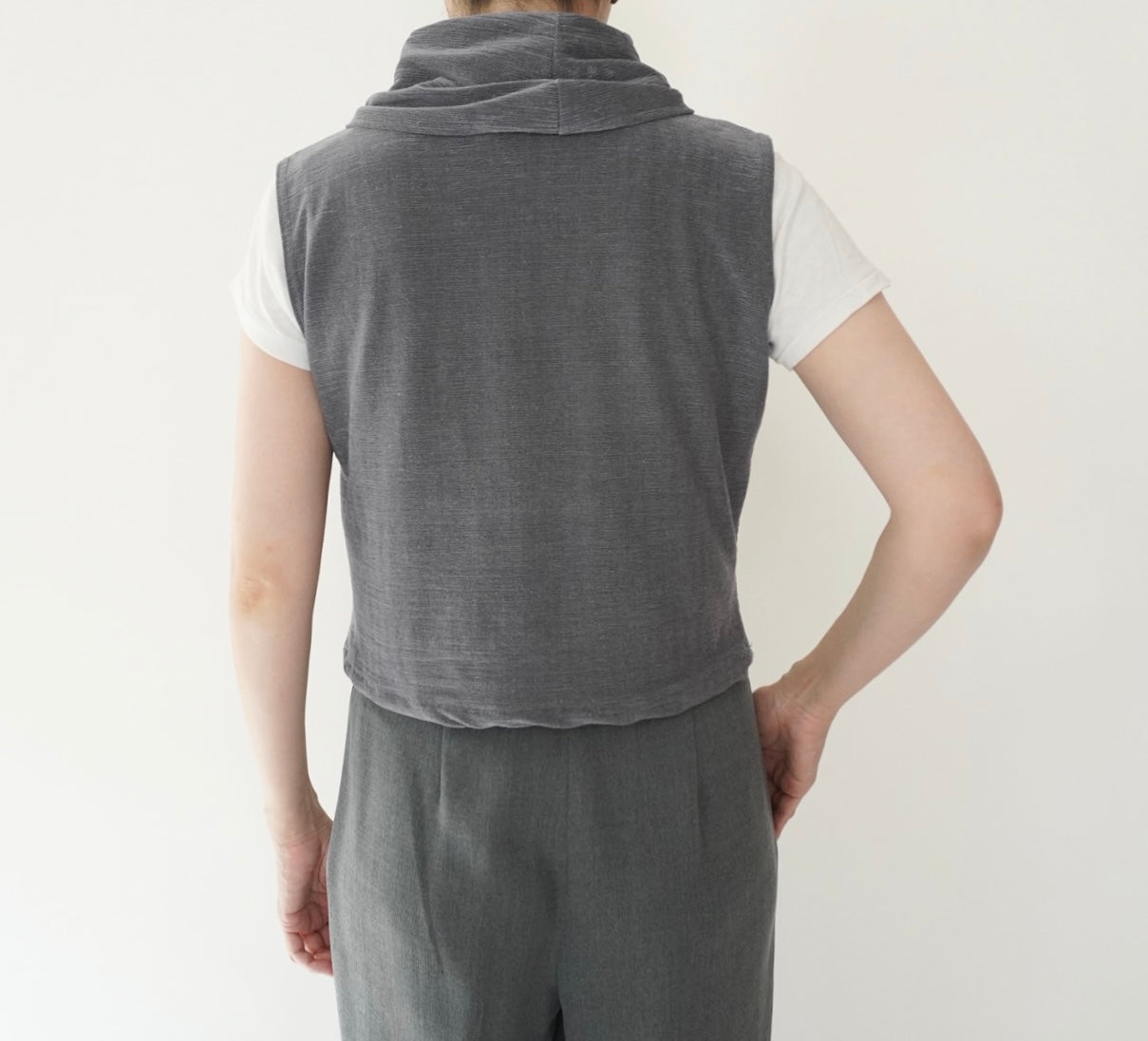 90s Hi Neck Design Top Made in USA