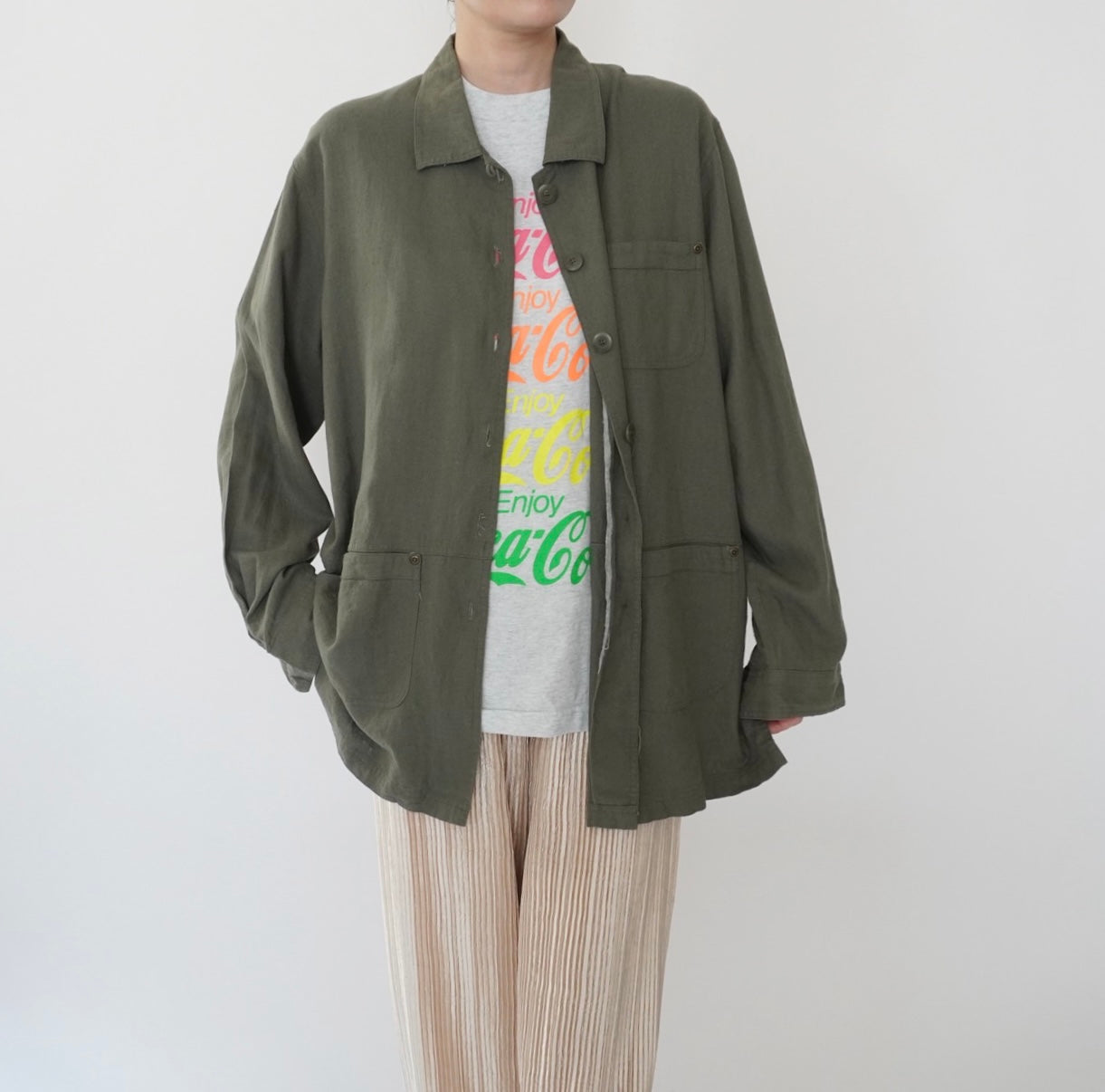 90s Khaki Light Jacket