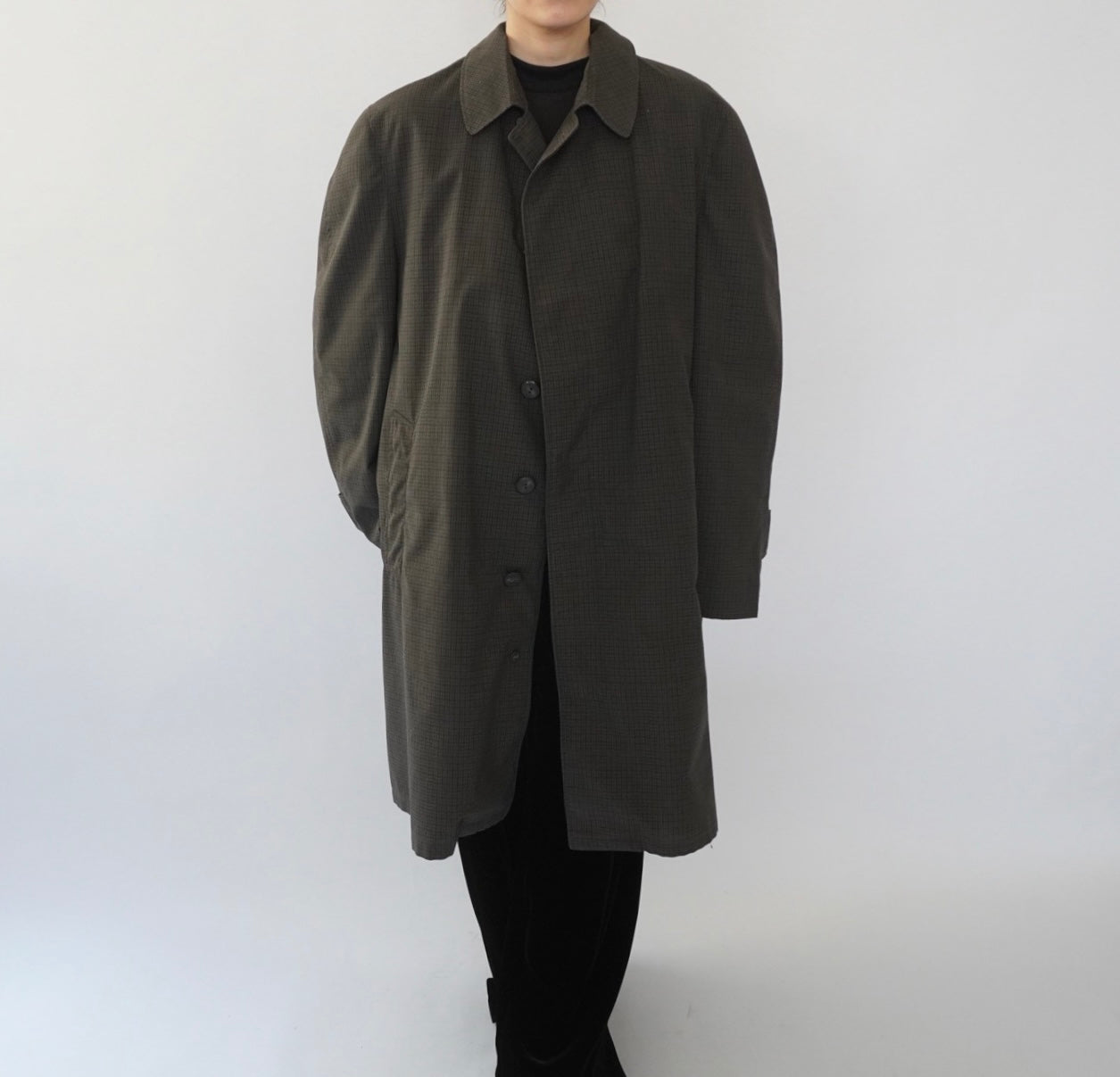 60s "Plymouth" Plaid Coat