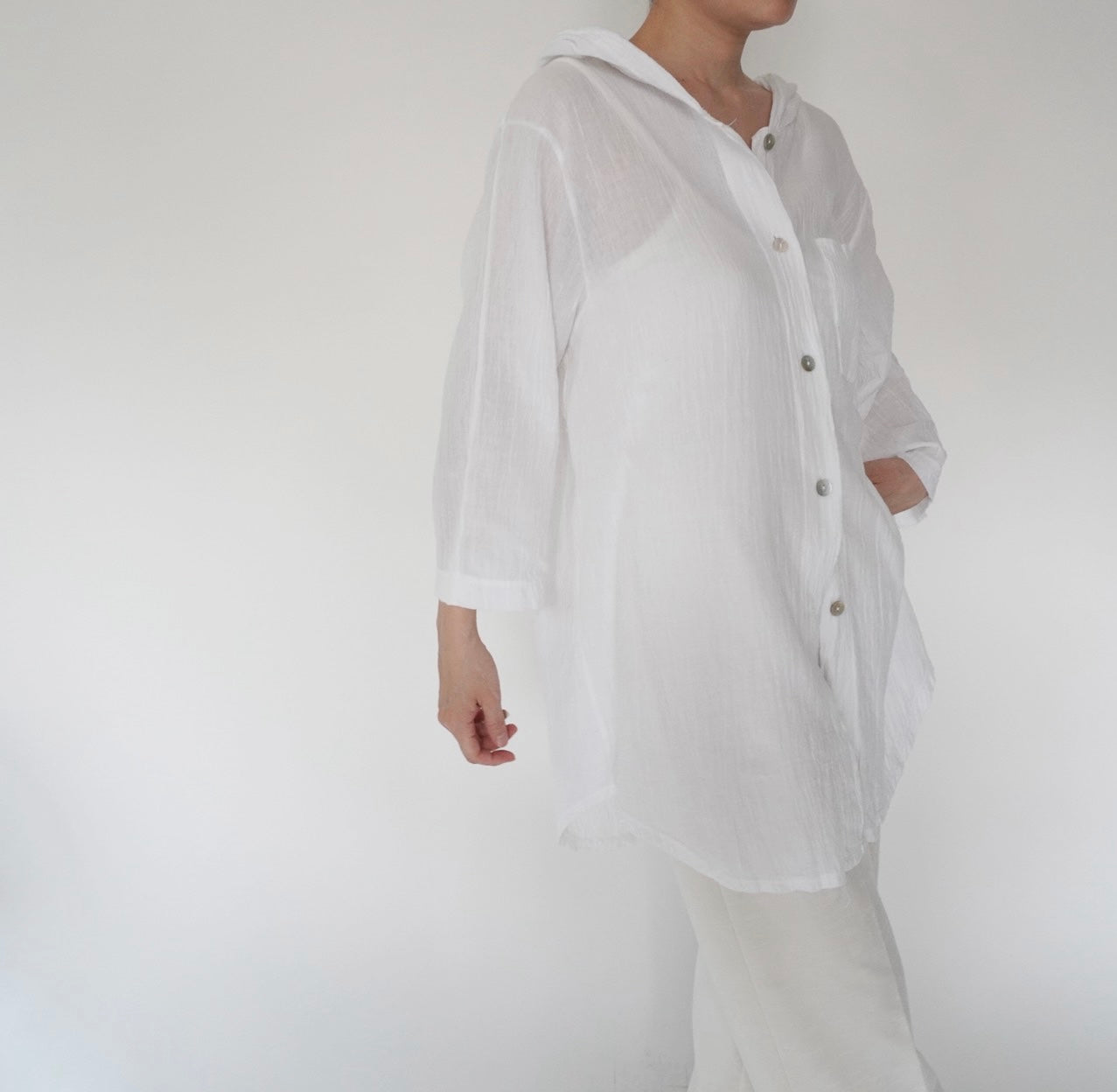 90s Design Cotton Shirt