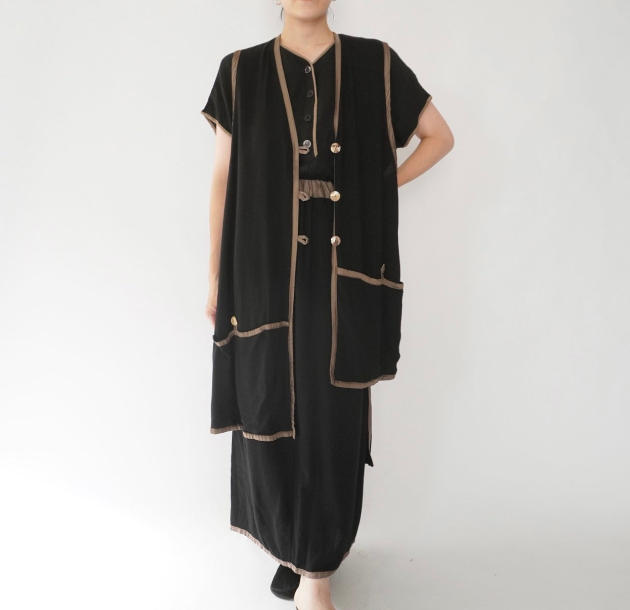 80s Rayon Design Vest