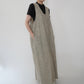 90s FLAX by jeanne engelhart Linen Dress