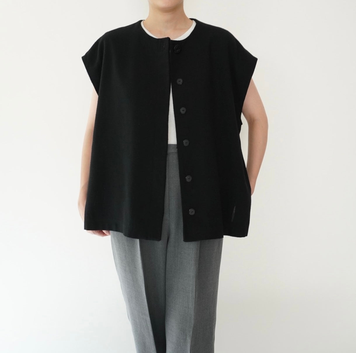 80s Boxy Top,Vest
