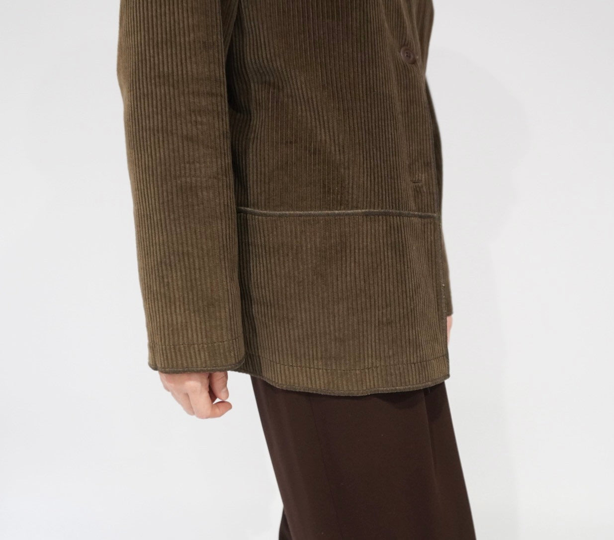 90s "harve benard" Corduroy Shirt Jacket