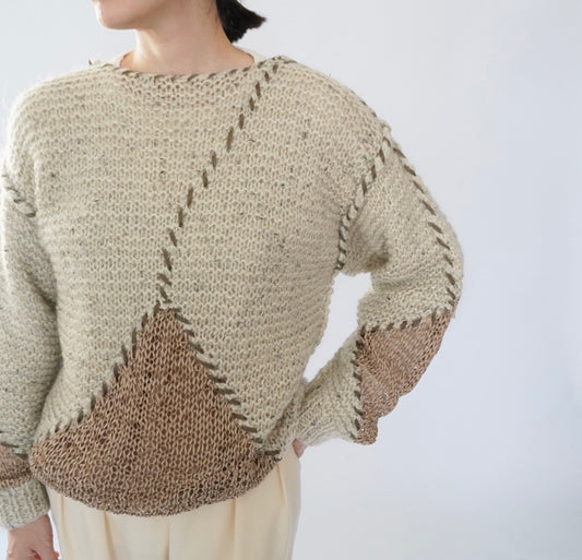 80s Woven Mohair Knit Made in Italy