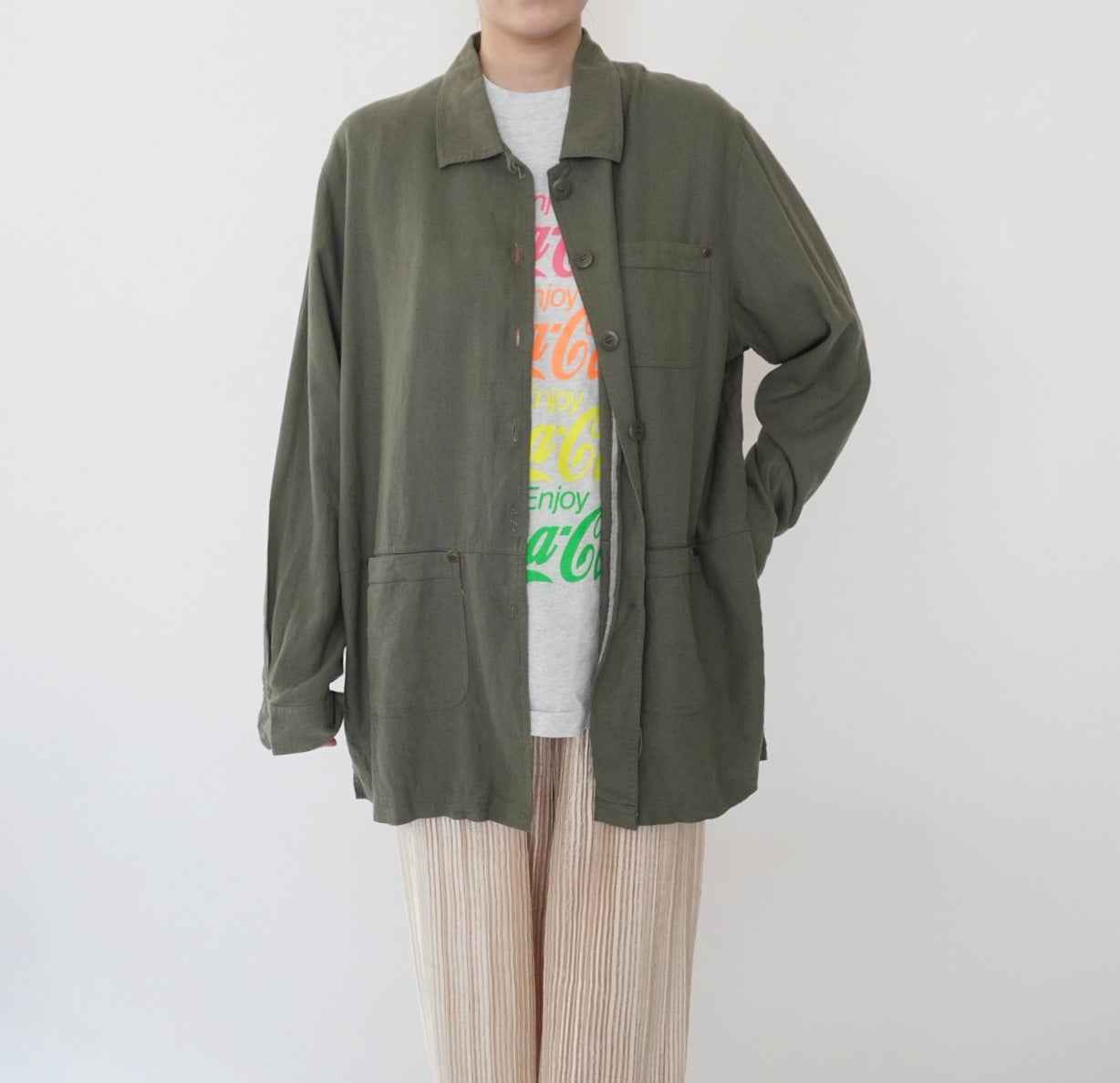 90s Khaki Light Jacket