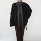 80s EURO Design Suede x Leather Jacket