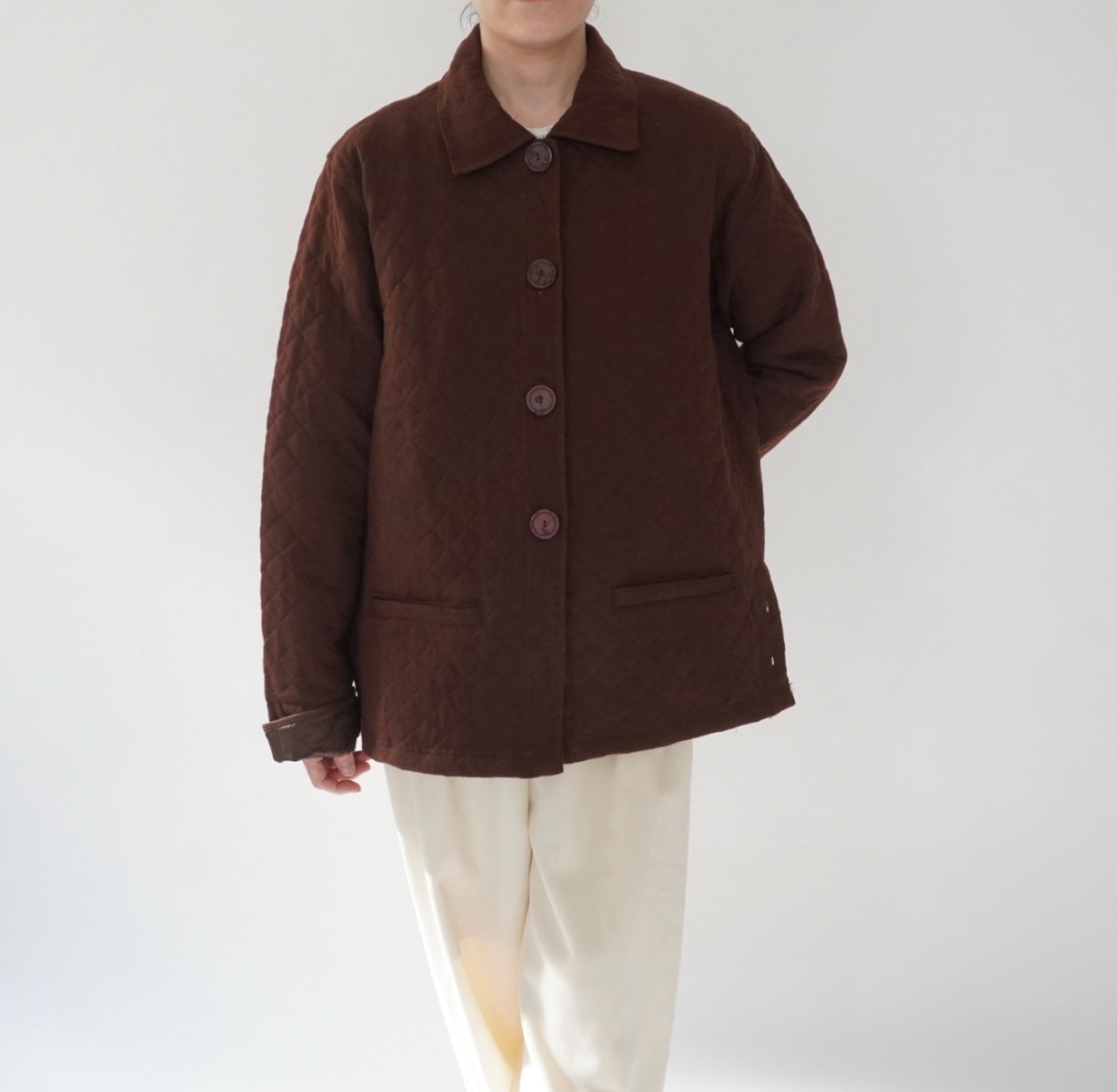 90s Quilted Light Jacket