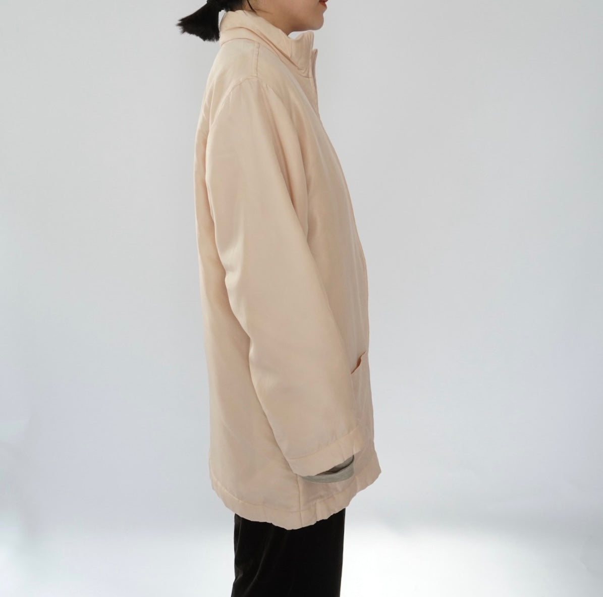 90s Silk Puffer Jacket