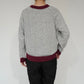 80s Two Tone Printed Sweater Made in USA