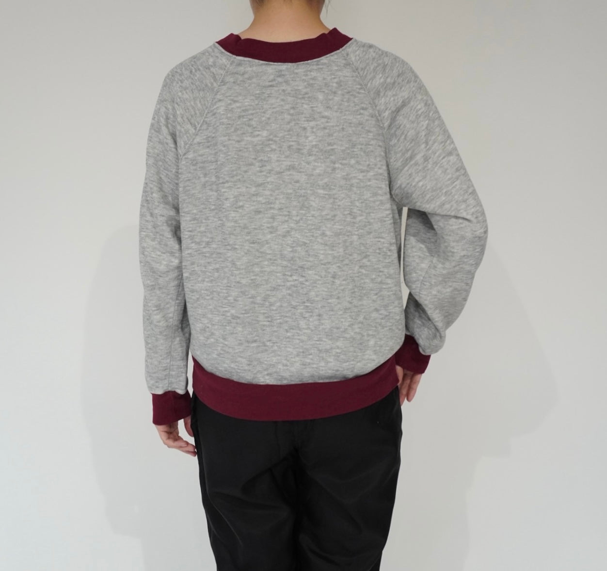 80s Two Tone Printed Sweater Made in USA