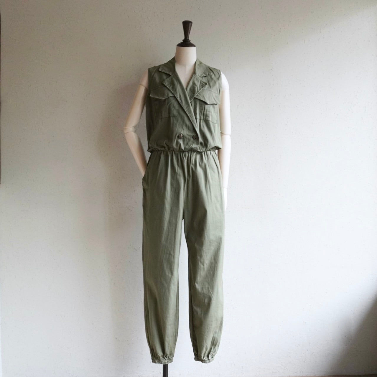 90s Sleeveless Jumpsuit Made in Italy