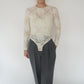 90s "ANN TAYLOR" Lade Design Top Made in USA
