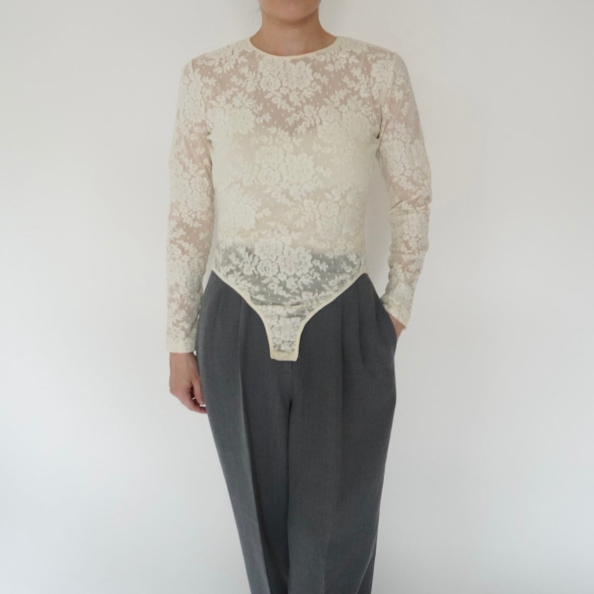 90s "ANN TAYLOR" Lade Design Top Made in USA