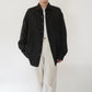 90s Black Linen Shirt