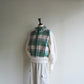 Green Plaid Zip Vest