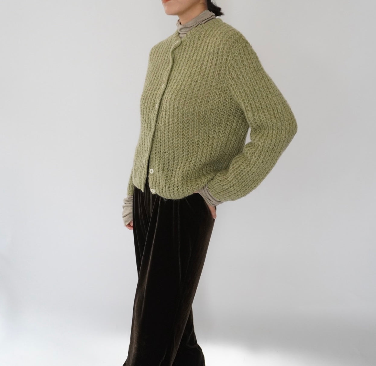 80s Mohair Knit Cardigan