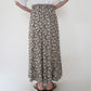 90s Floral Print Skirt Made in USA
