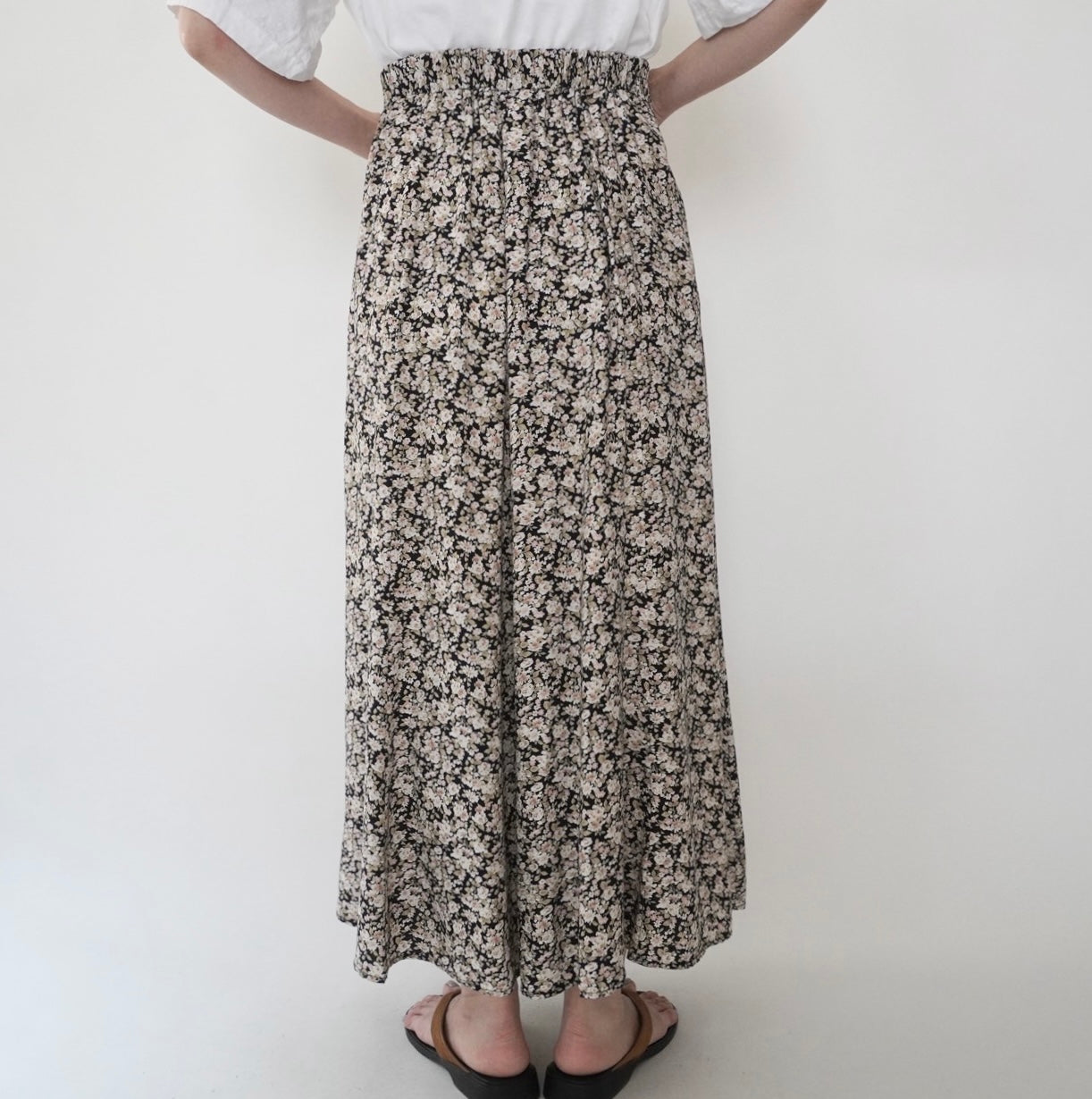 90s Floral Print Skirt Made in USA