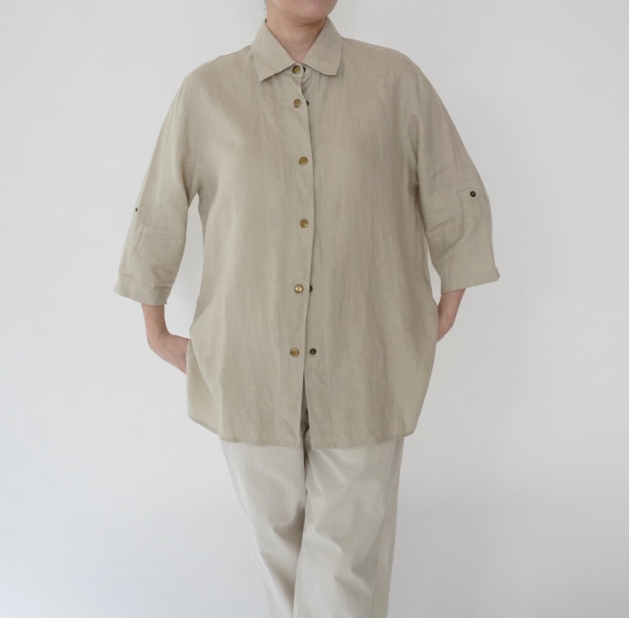 90s EURO Linen Shirt