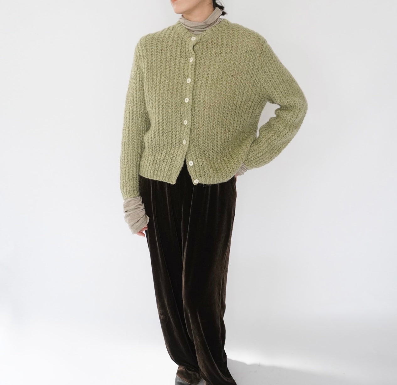80s Mohair Knit Cardigan