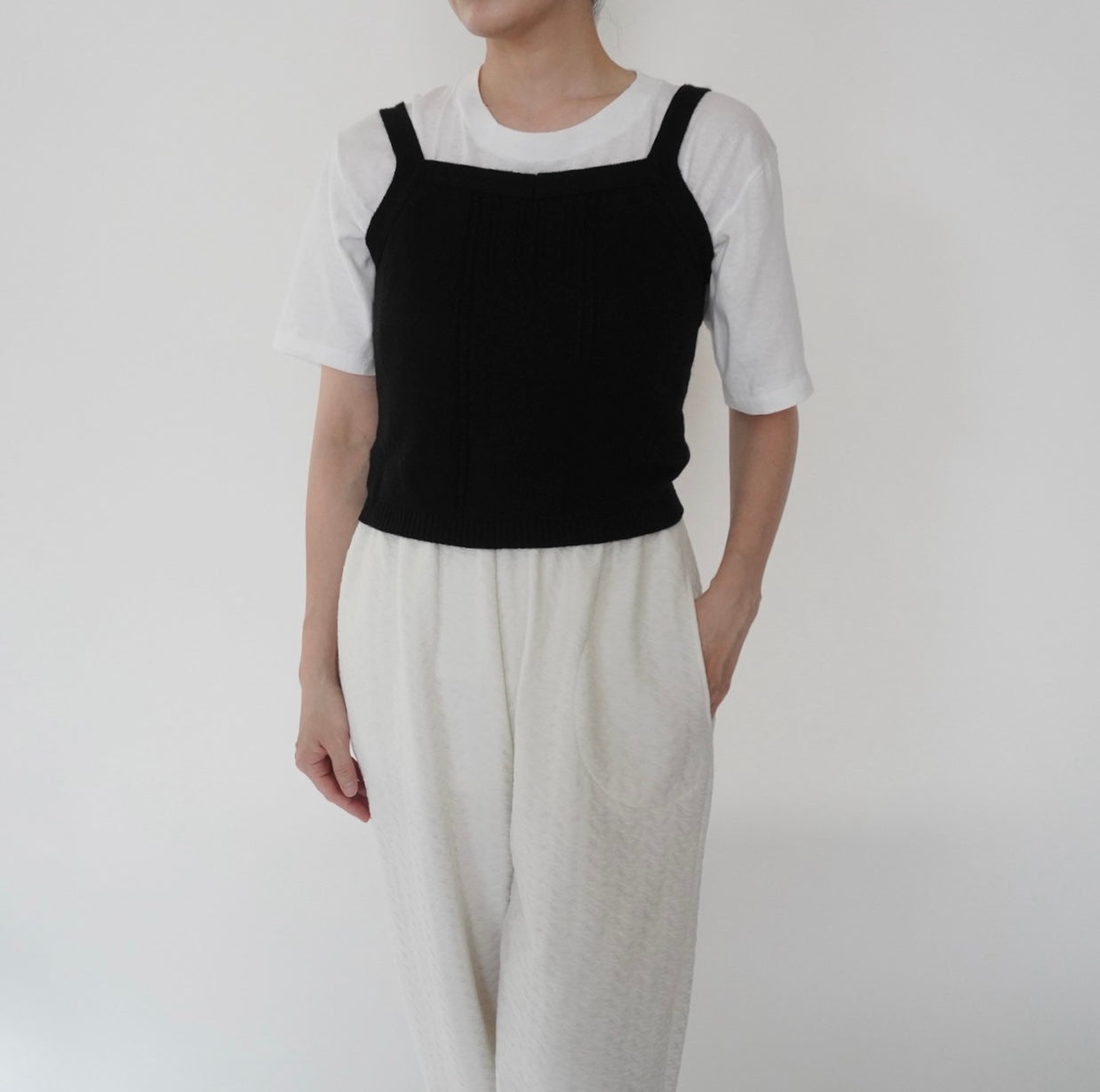 90s Cotton Design Camisole Top Made in USA