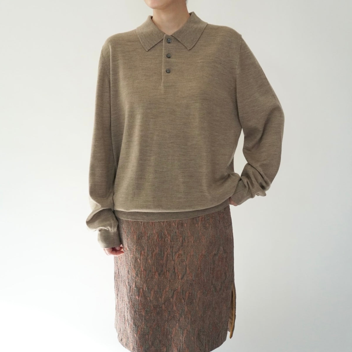Merino Wool Knit Top
