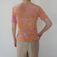 90s Tie Dye Top Made in Italy Dead Stock