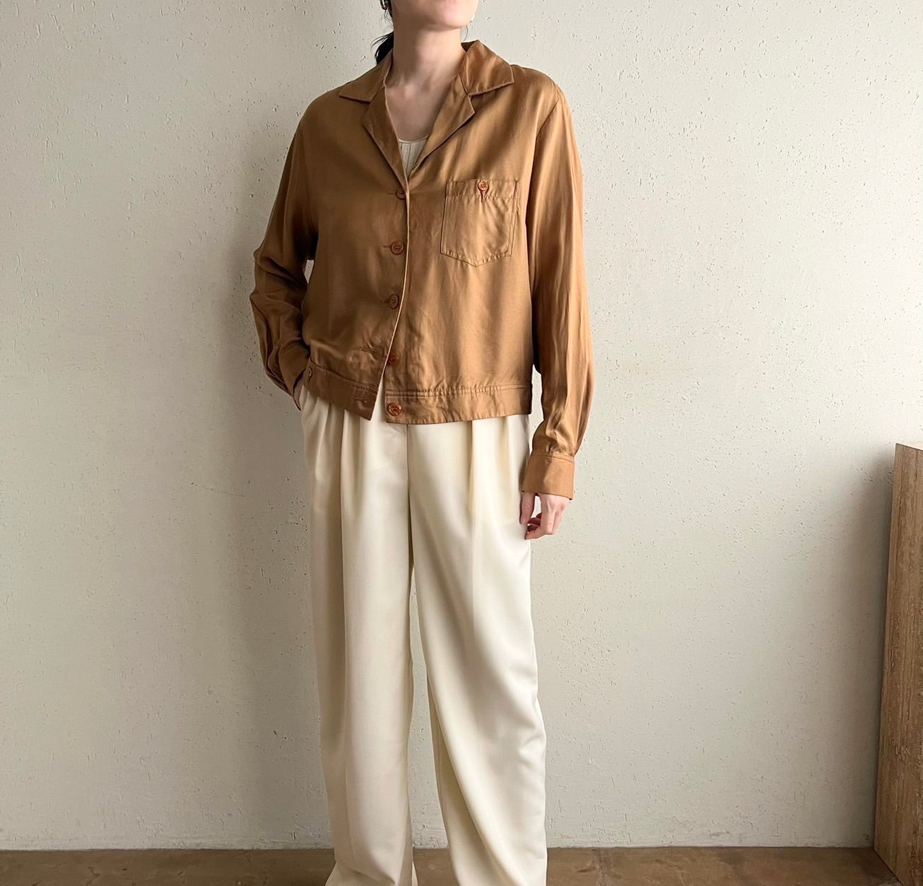 90s"ALBA MODA " EURO Silk Shirt