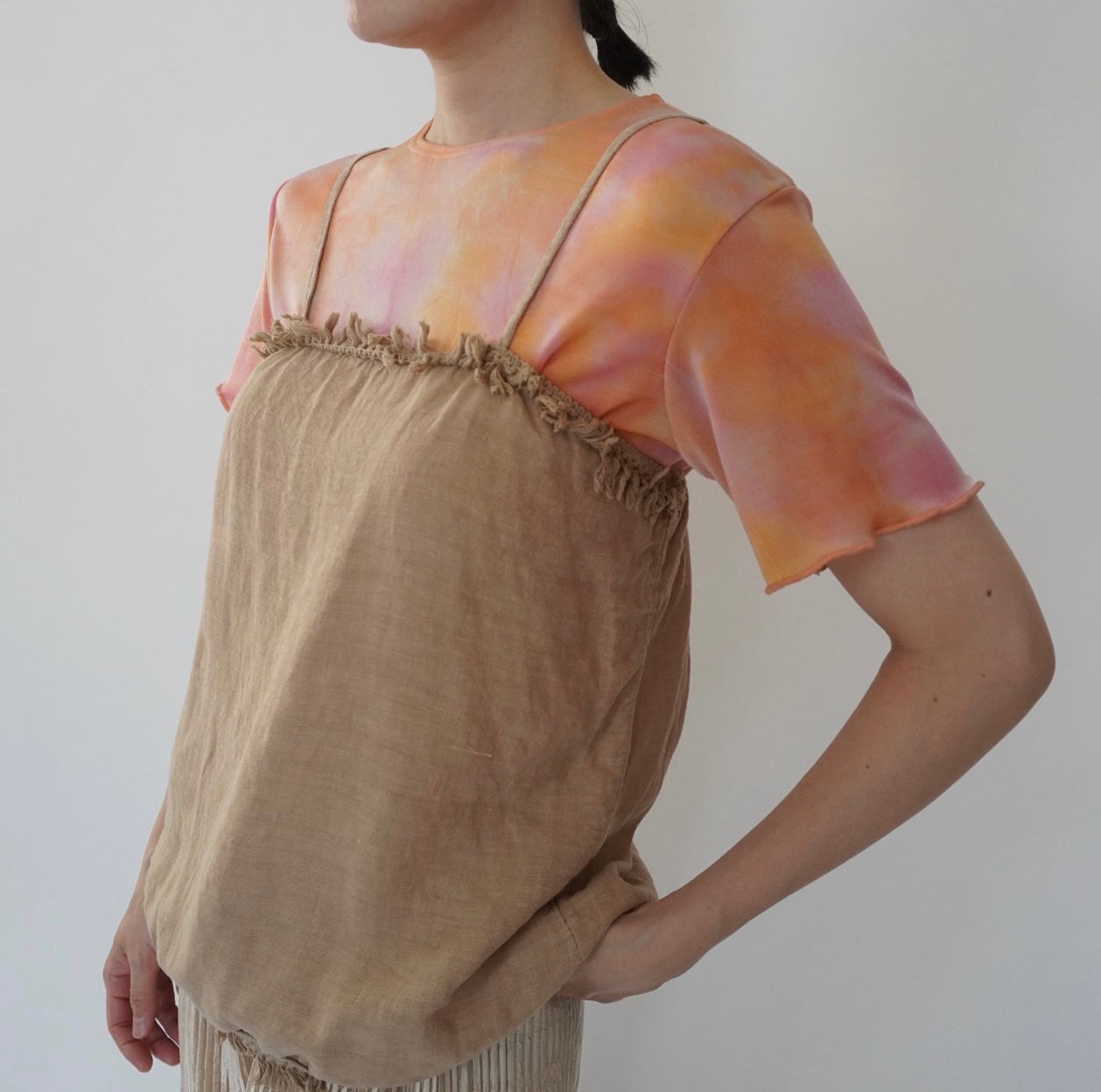 90s Fringe Camisole Top Made in Italy