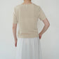 90s Beige Top Made in USA