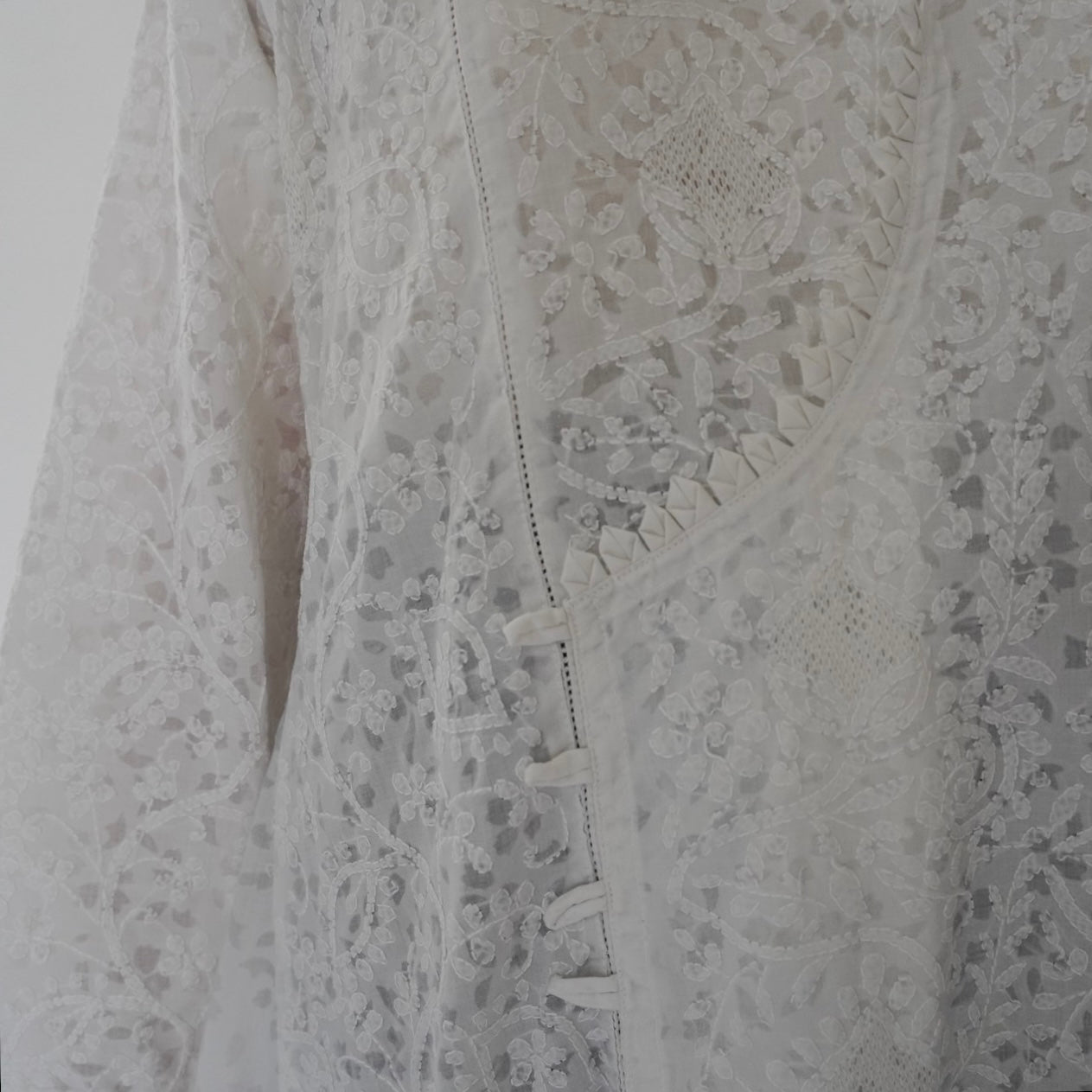 80s Embroidery Dress
