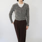 90s Zipped Knit Top