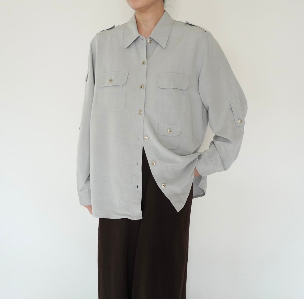 90s Design Rayon Shirt