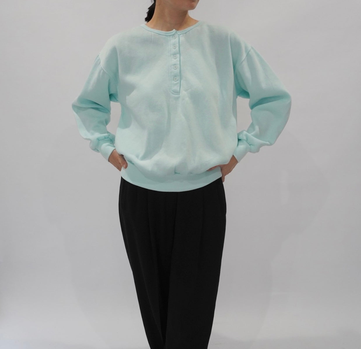 90s Light Blue Sweater