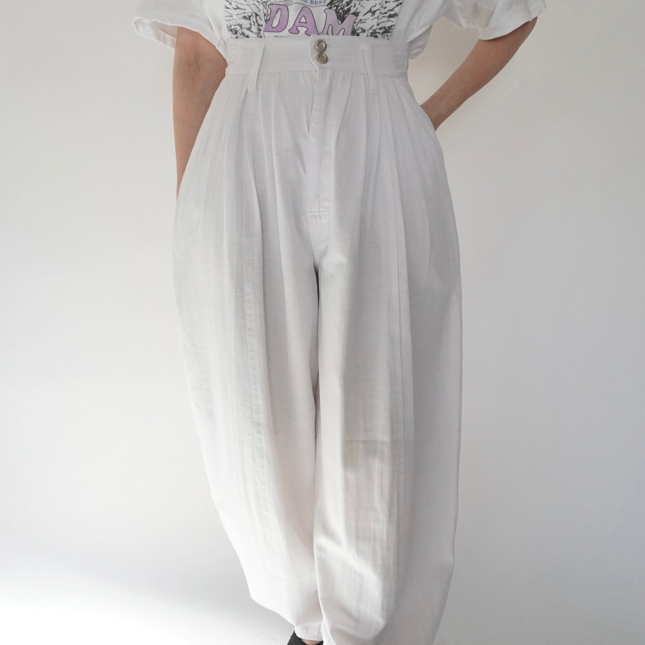 80s Design Wide Pants