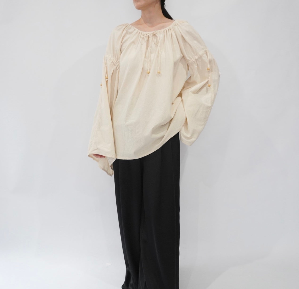 90s Cotton Ivory Tunic