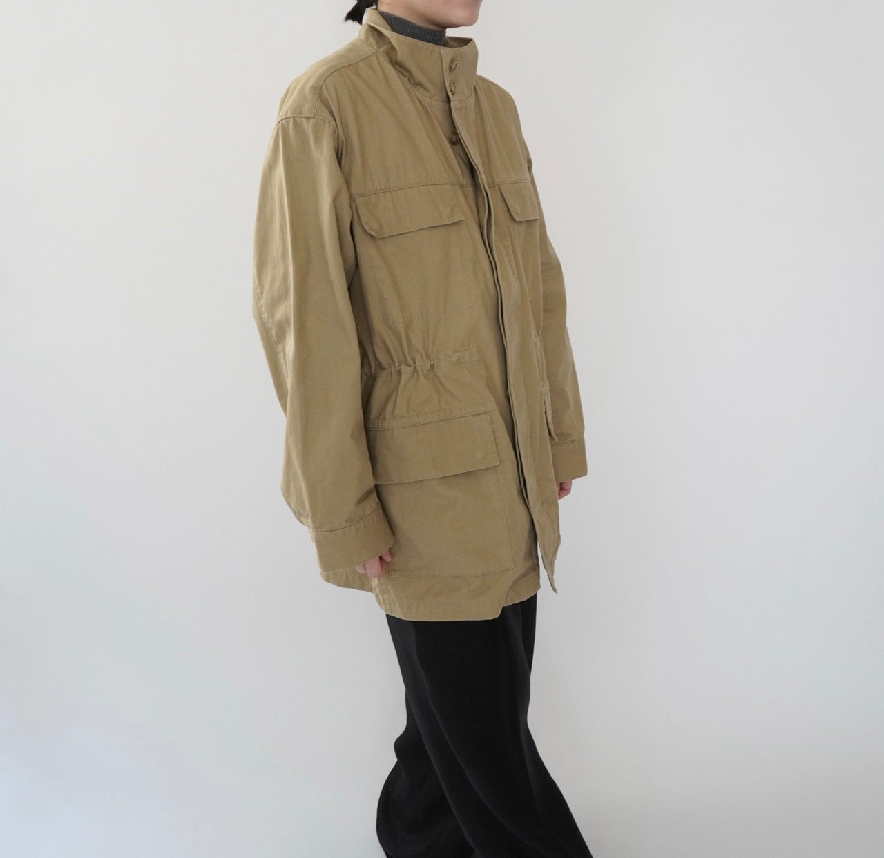" LL Bean " Cotton  Military Jacket