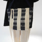 40s Woven Striped Bag