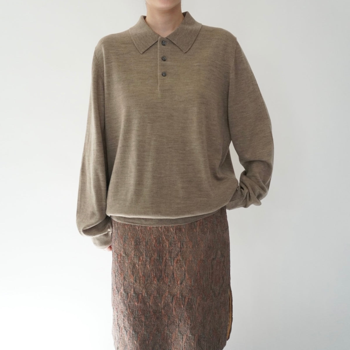 Merino Wool Knit Top