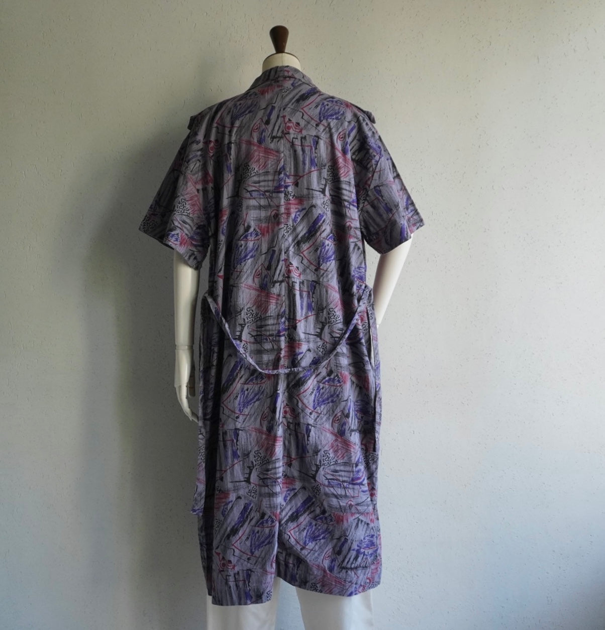 80s EURO Printed Dress