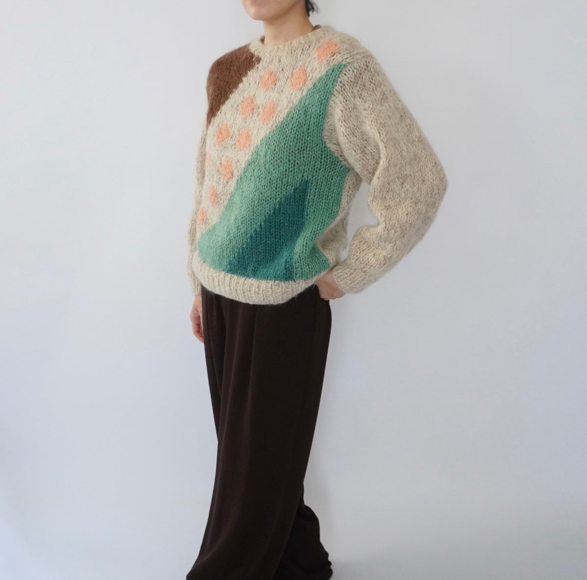 80s EURO Design Mohair Knit