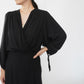 90s EURO Design Black Dress