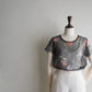 90s Printed Sheer Top