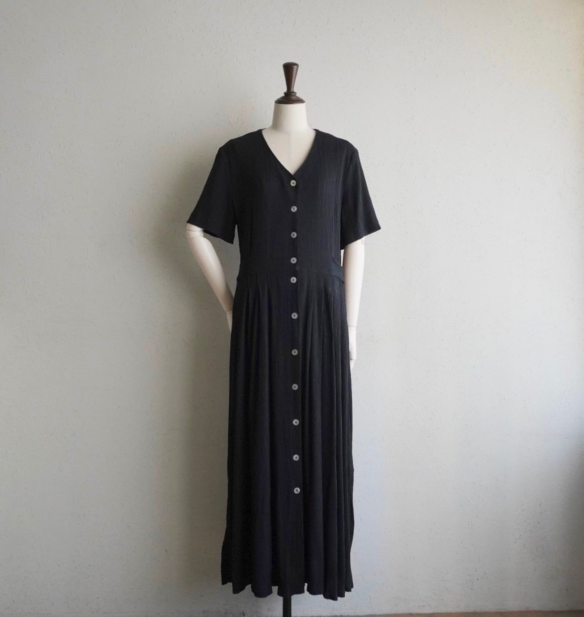 90s EURO Black Maxi Dress